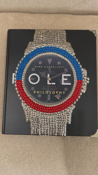 Blue & Red Bezel Watch Studded Coffee Table Book