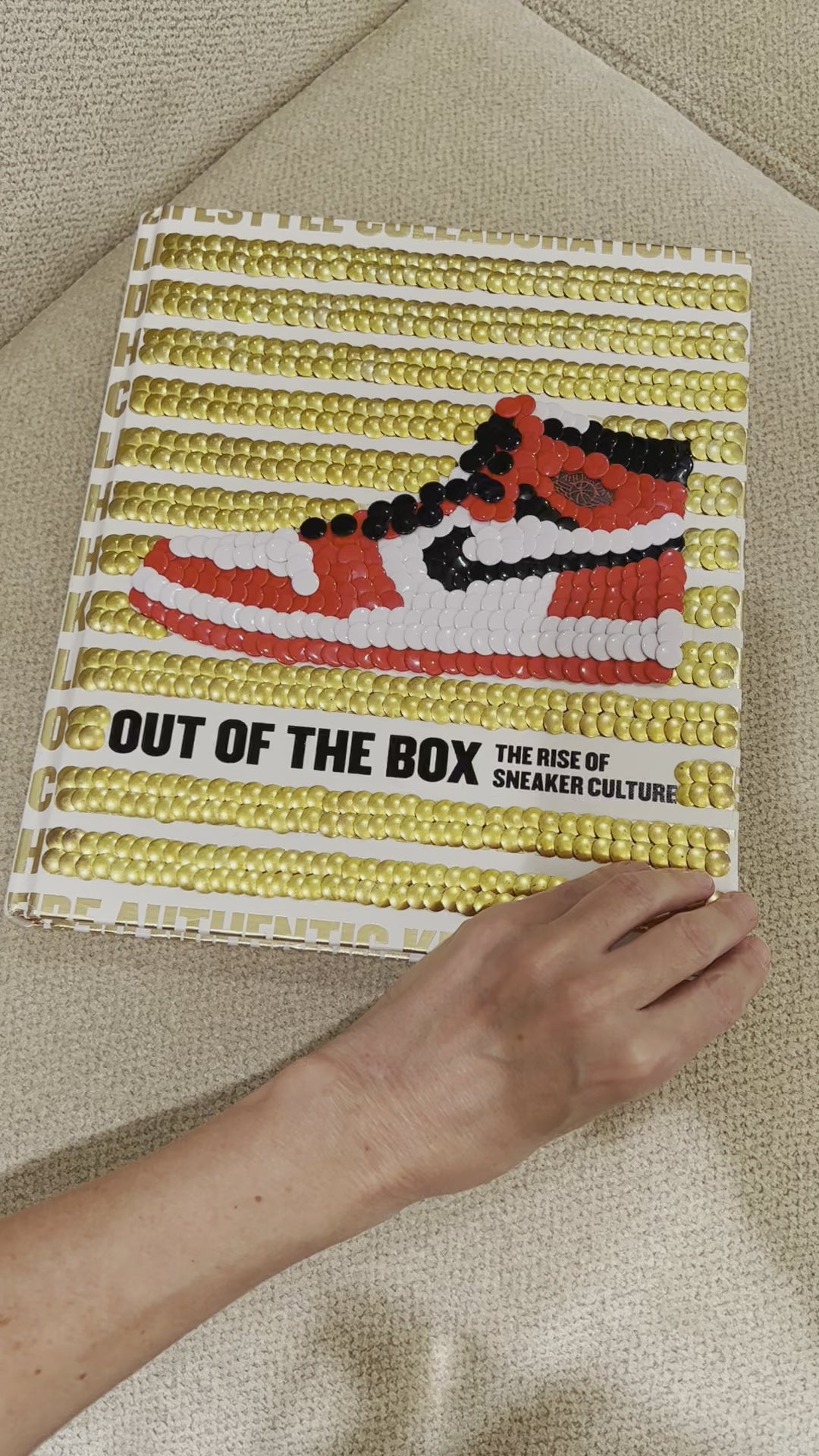 Sneaker Studded Book