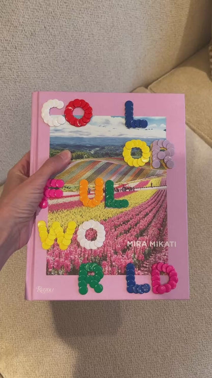 Colorful World Studded Coffee Table Book