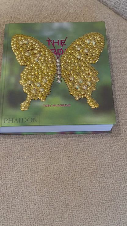 Little Gold Butterfly Studded Coffee Table Book