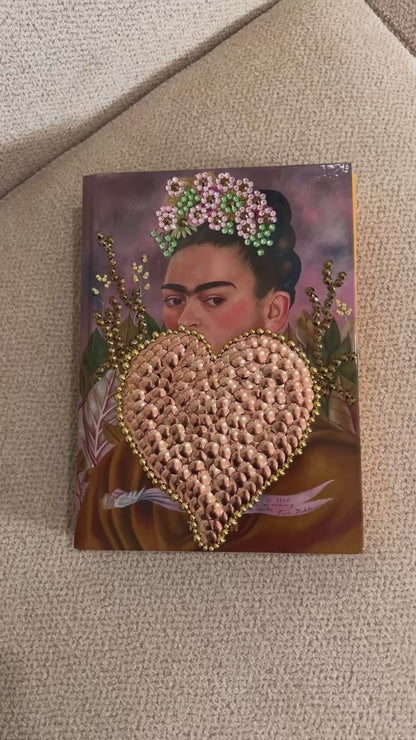 Frida Kahlo Heart Studded Coffee Table Book