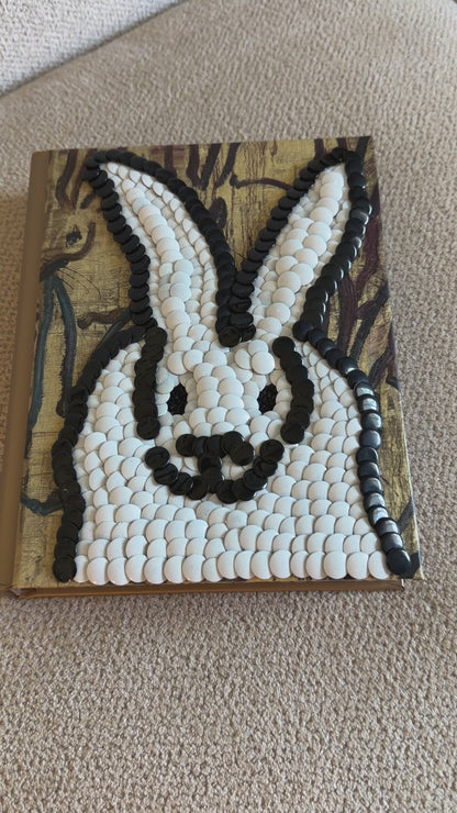 Little White Bunny Studded Coffee Table Book