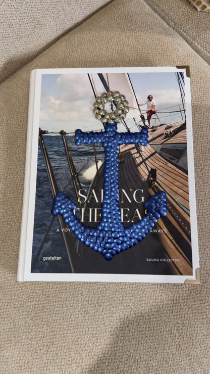 Blue Anchor Studded Tabletop Book