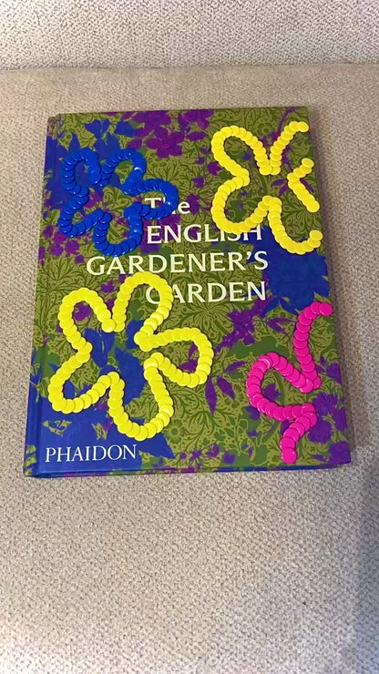 Garden Flowers Studded Coffee Table Book