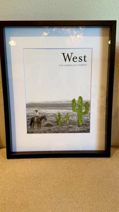 Desert Cactus | MSH WallArt Luxury Crystal-Embellished Wall Art
