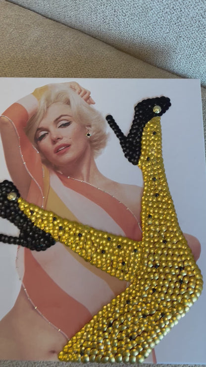 Marilyn Polka-Dot Legs Studded Coffee Table Book