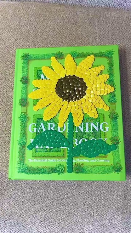 Sunflower Studded Coffee Table Book