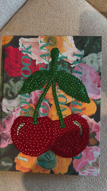 Cherries Studded Coffee Table Book