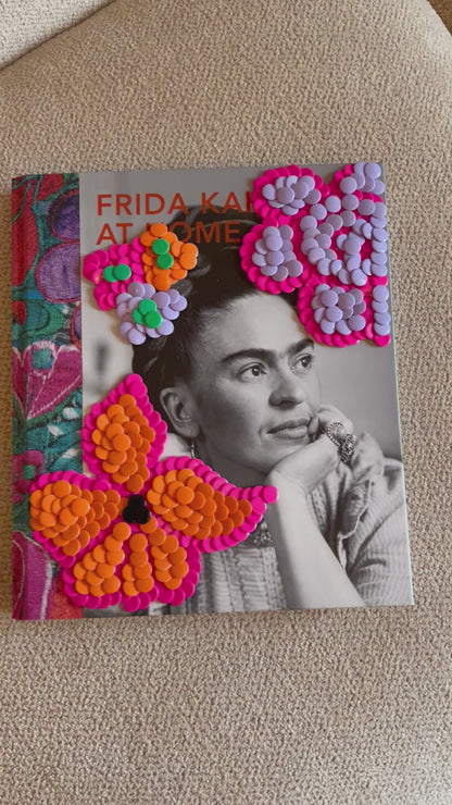 Frida Kahlo Flowers Studded Coffee Table Book