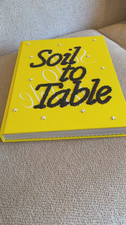 Soil to Table Studded Coffee Table Book