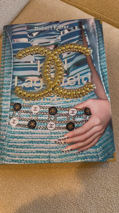 CC Chanel Studded Coffee Table Book