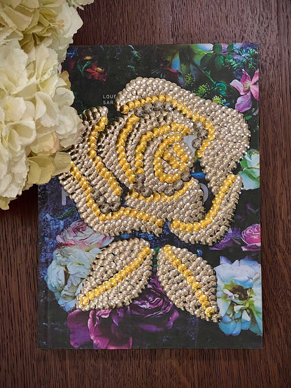 Rose Bud Studded Coffee Table Book - Monica Santos Art