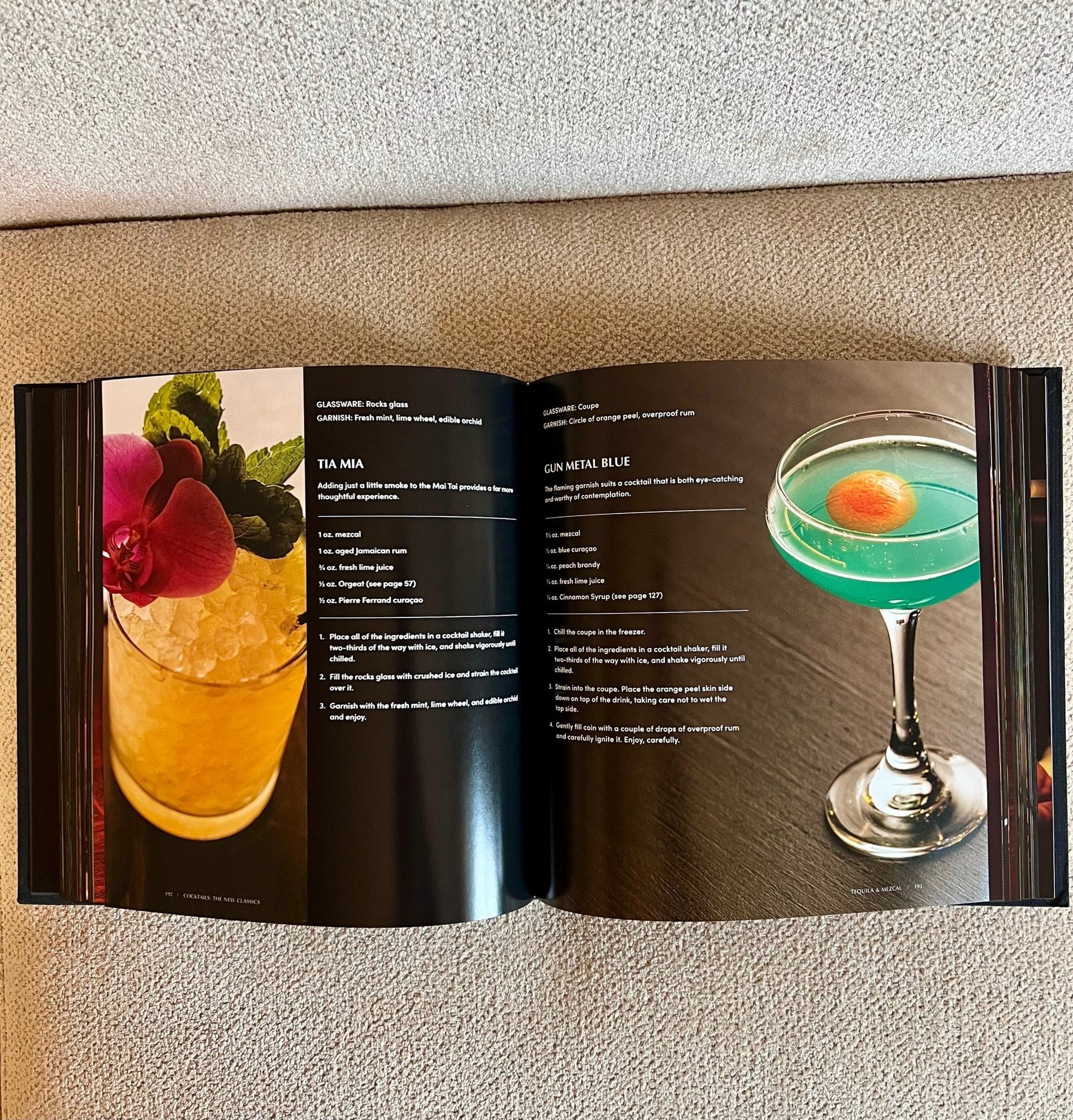 Cocktails Martini Glass Studded Coffee Table Book - Monica Santos Art