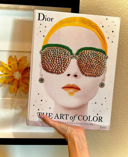 Green Sunglasses Studded Book - Monica Santos Art