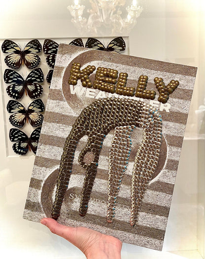 Kelly Sculpture Studded Coffee Table Book - Monica Santos Art