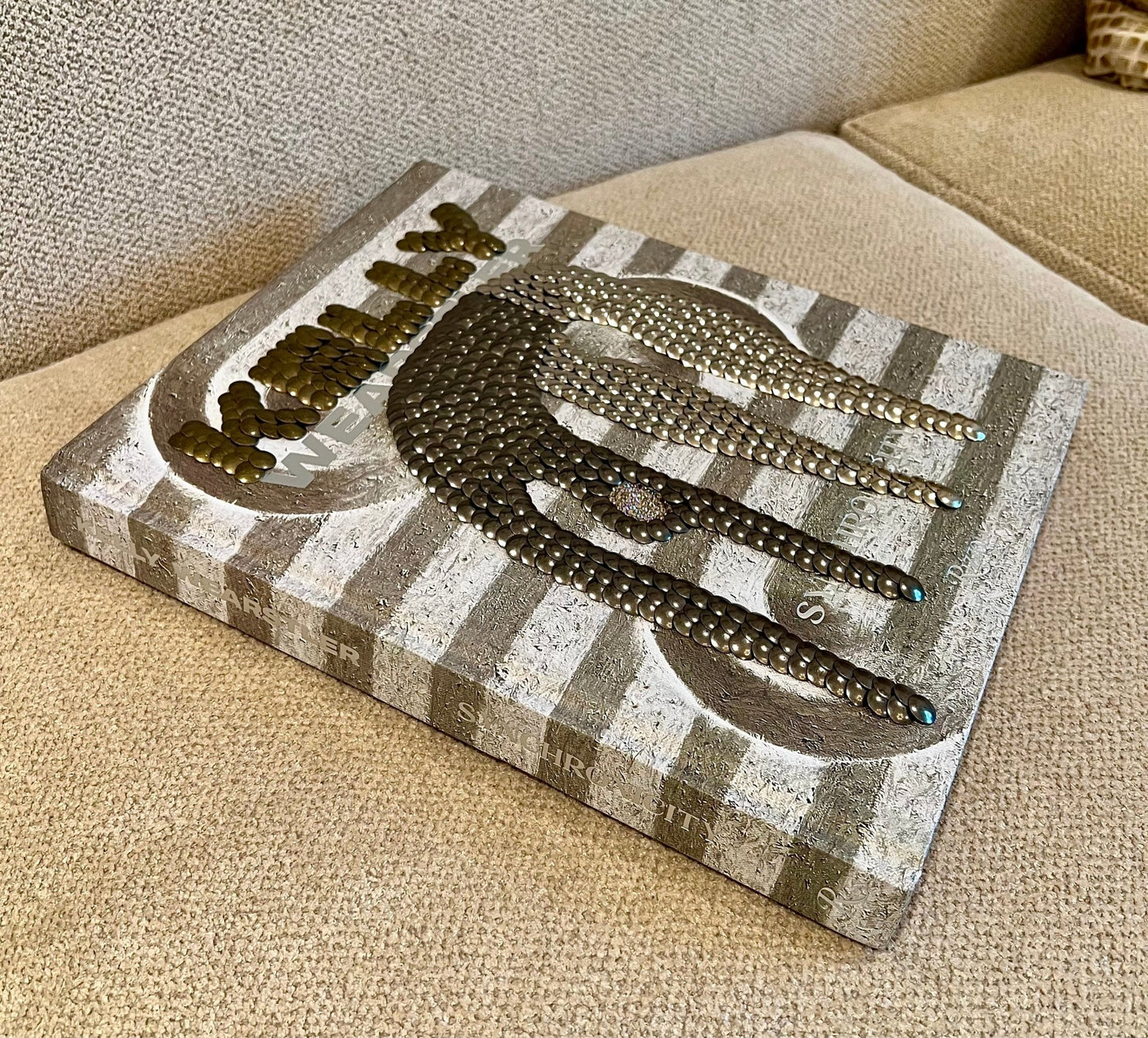 Kelly Sculpture Studded Coffee Table Book - Monica Santos Art