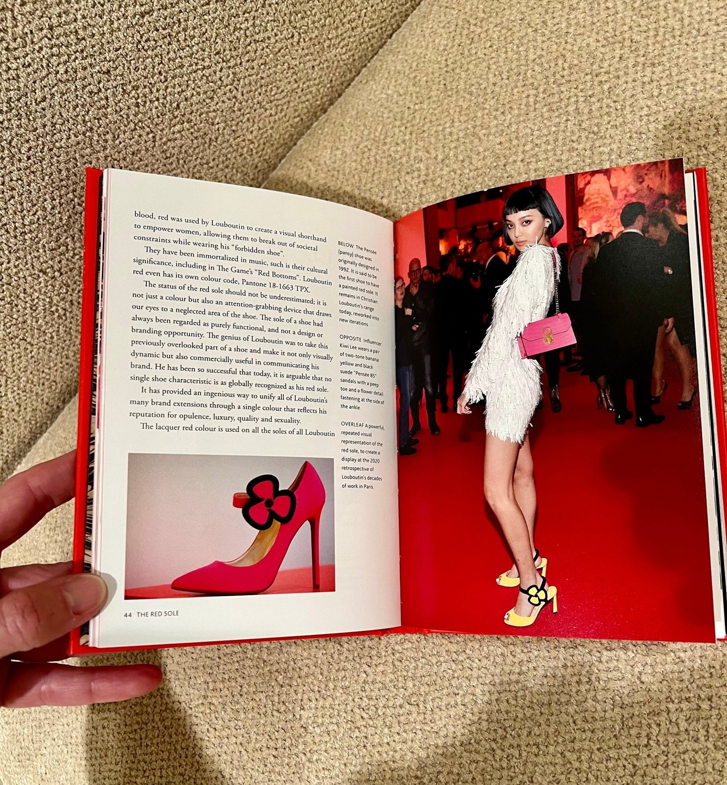 Red Bottom Little Studded Coffee Table Book - Monica Santos Art