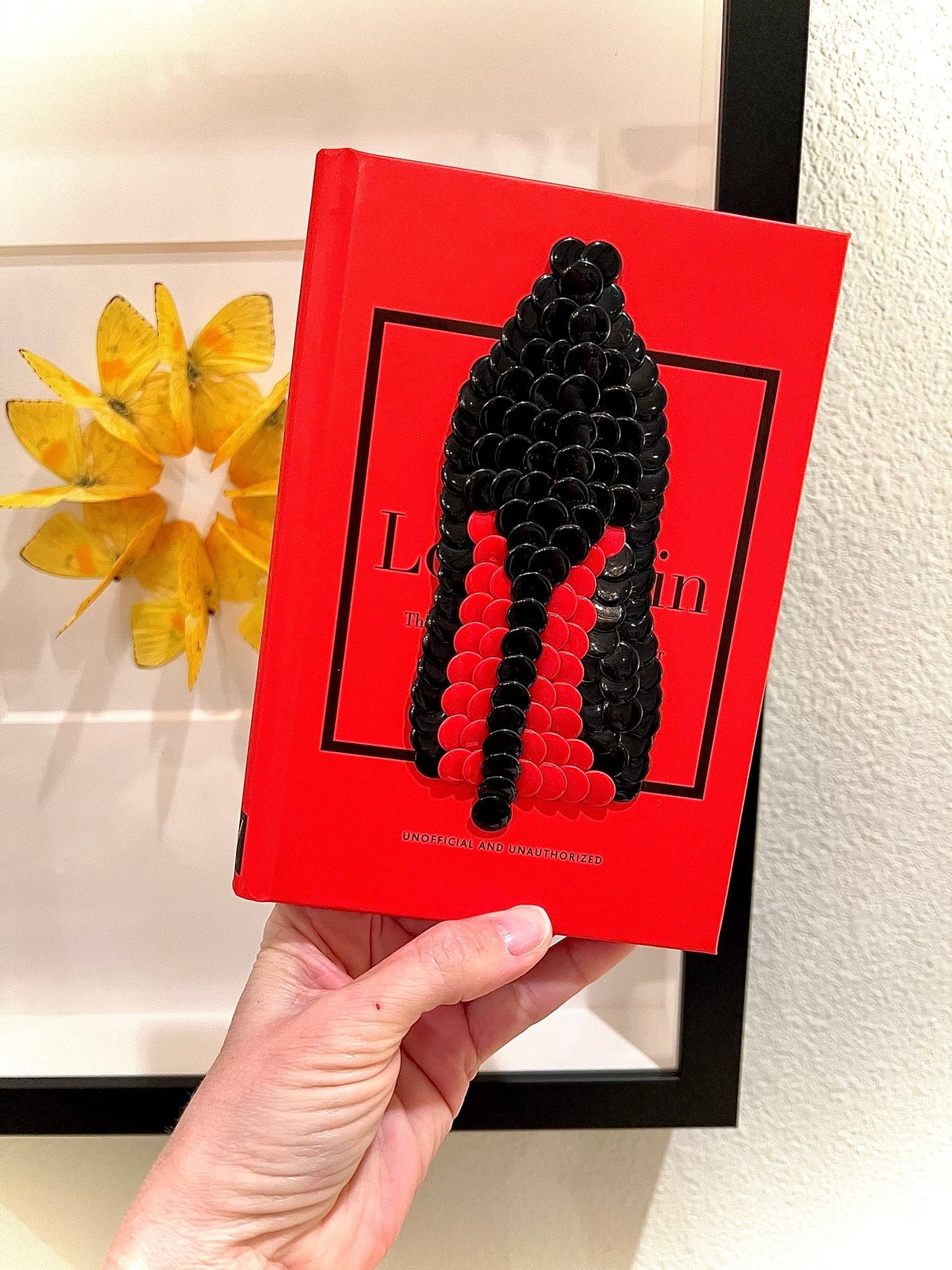 Red Bottom Little Studded Coffee Table Book - Monica Santos Art