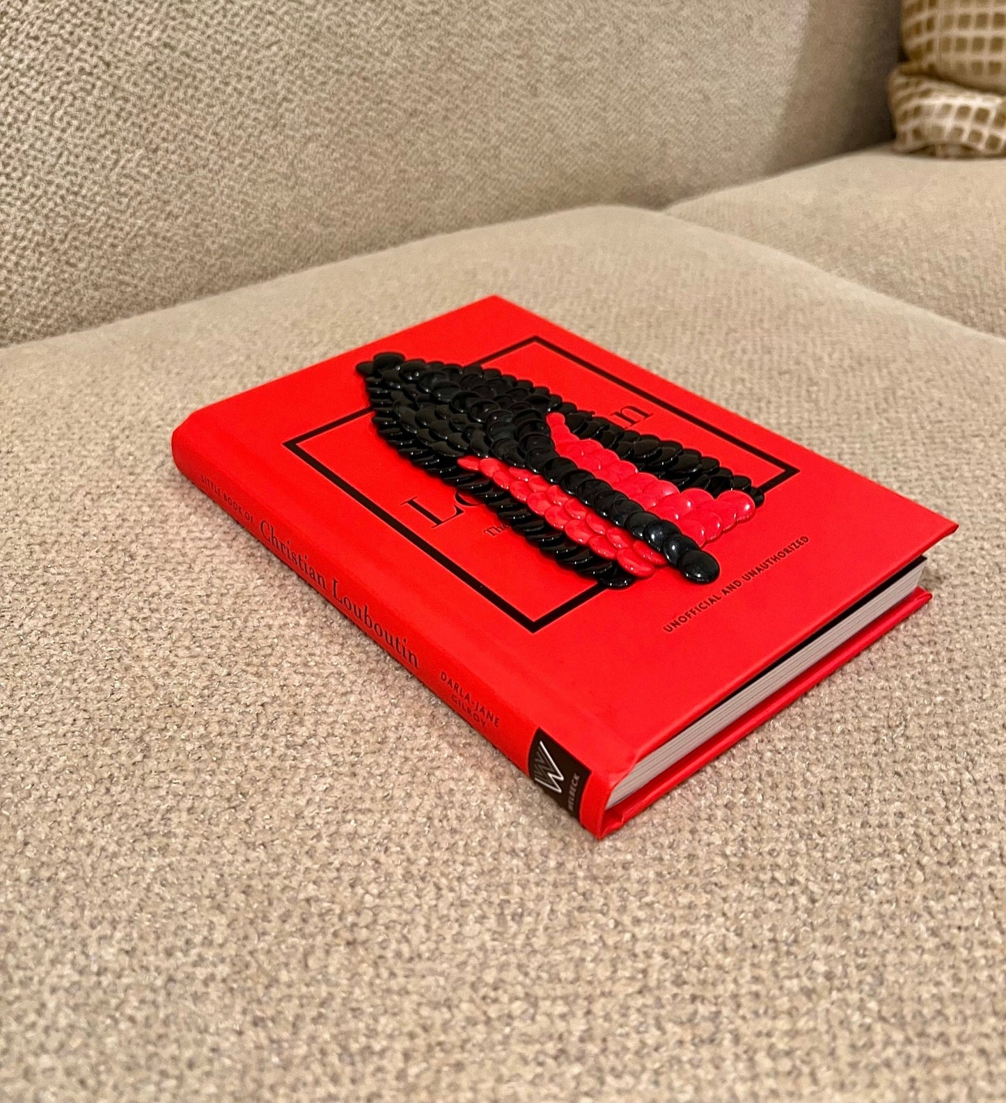 Red Bottom Little Studded Coffee Table Book - Monica Santos Art