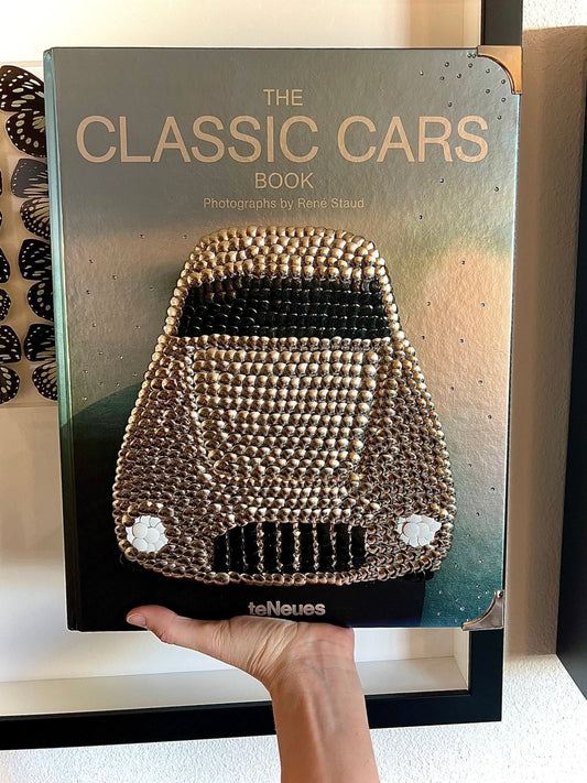 Silver Car Studded Coffee Table Book - Monica Santos Art